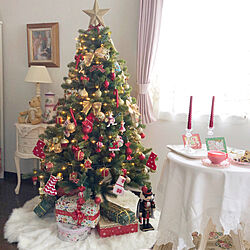 クリスマス/プレゼントBOX/クリスマスツリー150cm/グローバルトレード/棚のインテリア実例 - 2022-12-25 15:14:52