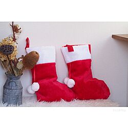 ベッド周り/ムートンラグ/IKEA/ドライフラワー/クリスマス...などのインテリア実例 - 2016-12-07 12:47:35