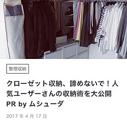 壁/天井/収納アイデア/整理収納部/整理収納/クローゼット収納...などのインテリア実例 - 2017-04-17 14:28:41