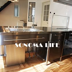 キッチン/sonoma-life.com/S-1/オールステンレス/ゲートスタイルキッチン...などのインテリア実例 - 2017-02-01 21:15:30