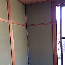 壁/天井/砂壁/和室を洋室に /DIYのインテリア実例 - 2017-02-27 10:25:56