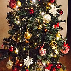 リビング/nico and.../180cmツリー/ニトリ/クリスマスツリー...などのインテリア実例 - 2016-12-20 22:17:10