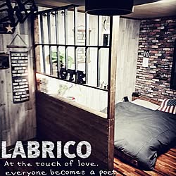 ベッド周り/賃貸DIY/アメブロやってます♪/木工/LABRICO...などのインテリア実例 - 2016-12-04 07:41:30