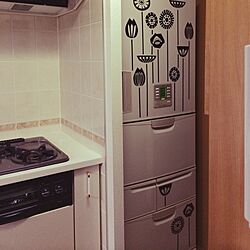 キッチン/IKEA/ステッカーのインテリア実例 - 2014-05-05 19:12:32