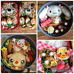 姉妹/キャラ弁/お弁当/いつもいいねやコメありがとうございます♡/100均...などのインテリア実例 - 2021-12-18 11:56:50