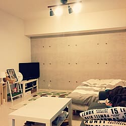 部屋全体/一人暮らし/IKEA/ニトリのインテリア実例 - 2016-01-13 16:26:53