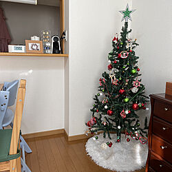 ニトリのクリスマスツリー/クリスマスツリー/クリスマスツリー150cm/クリスマス/クリスマスディスプレイ...などのインテリア実例 - 2021-11-05 14:56:40