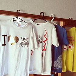 ベッド周り/Tシャツのインテリア実例 - 2012-08-26 16:56:27
