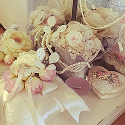 いつもいいねやコメありがとうございます♡/エレガントも好き/結婚式の手作りリングピロー/元はガーデンピックのちょうちょさん/シャネルのヘアコロン...などのインテリア実例 - 2016-06-09 07:49:41