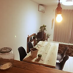 部屋全体/イームズチェアリプロダクト/観葉植物/DIY/カフェ風...などのインテリア実例 - 2016-05-26 22:28:19