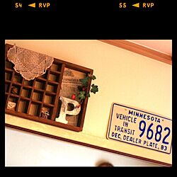 壁/天井/団地/ハンドメイド/アンティーク/雑貨のインテリア実例 - 2013-11-10 16:45:08