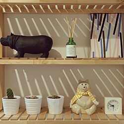 棚/IKEA/無印良品/ルームフレグランス/しろくま貯金箱のインテリア実例 - 2016-09-07 21:52:49