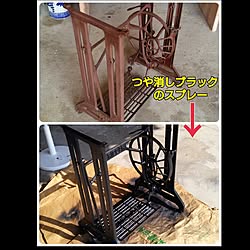 机/アンティークミシン/足踏みミシン/アンティークミシン台/アンティークミシンテーブル...などのインテリア実例 - 2023-11-04 11:15:54