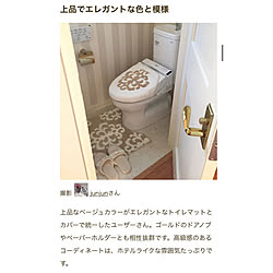 ニトリ/ホテルライク/トイレスリッパ/トイレマット/ペーパーホルダー...などのインテリア実例 - 2020-04-06 20:13:20