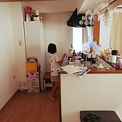 部屋全体/賃貸でも楽しく♪/賃貸インテリア/賃貸部/冷蔵庫...などのインテリア実例 - 2020-08-29 11:29:58