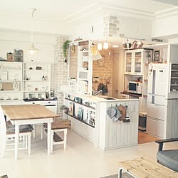 部屋全体/セリア　インテリアシート/カフェ化計画/アメブロやってます♪/ホワイトインテリアに憧れる...などのインテリア実例 - 2015-02-26 10:45:06