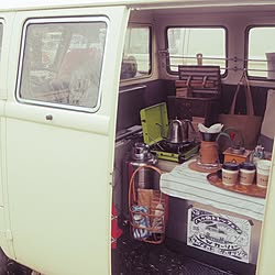 部屋全体/VW Type2/コーヒースタンド/カーインテリア/coffee...などのインテリア実例 - 2016-07-31 18:43:14