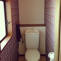 アイアンバー/今付けた/DIY/セリア/バス/トイレのインテリア実例 - 2016-01-16 11:59:23