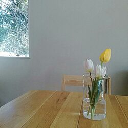 机/ダイニングテーブル/無垢材/塗り壁のインテリア実例 - 2017-04-14 13:48:14