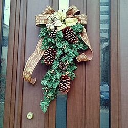 玄関/入り口/ハンドメイド/クリスマスのインテリア実例 - 2016-11-23 22:46:25
