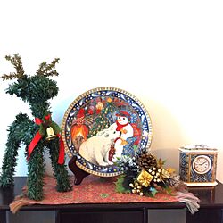 棚/クリスマスバージョン/飾り物/日用品/クリスマスプレートのインテリア実例 - 2012-11-30 09:07:22