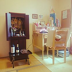 壁/天井/仏壇のある部屋/子供部屋女の子/仏壇のインテリア実例 - 2016-09-23 10:29:10