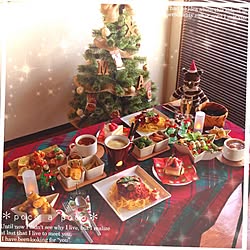 部屋全体/クリスマス/RC名古屋/クリスマスパーティー/コンテストに参加してます...などのインテリア実例 - 2014-12-21 22:40:41