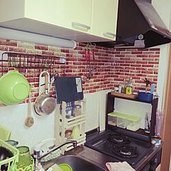 キッチン/DIY/セリア/すのこ棚/ウォルナット塗装のインテリア実例 - 2016-05-04 16:13:45