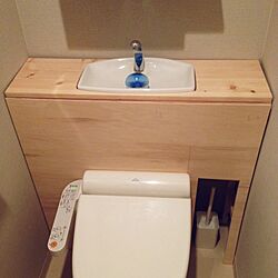 バス/トイレ/DIY/トイレ改造計画/タンクレス DIYのインテリア実例 - 2014-05-03 00:20:22