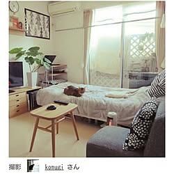 部屋全体/RoomClip mag/賃貸/一人暮らし/14㎡...などのインテリア実例 - 2016-07-14 15:57:48