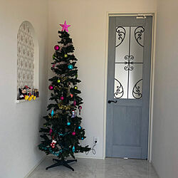 玄関/入り口/クリスマスツリー/玄関ホールのインテリア実例 - 2023-12-09 11:58:42