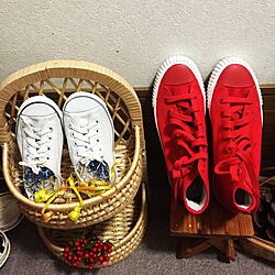 玄関/入り口/思い出の品/赤い靴♡/雑貨のインテリア実例 - 2016-11-06 05:59:43