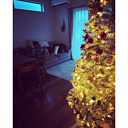 リビング/クリスマス/クリスマスツリー180cm/NITORIのインテリア実例 - 2022-12-01 09:38:27