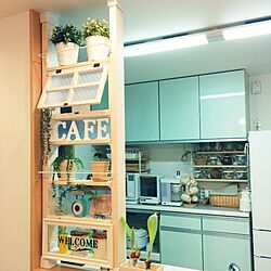 棚/DIY/カフェ窓/ナチュラル/観葉植物...などのインテリア実例 - 2016-04-01 17:05:03