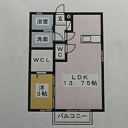 部屋全体/間取り図/一人暮らしのインテリア実例 - 2018-04-06 16:37:17