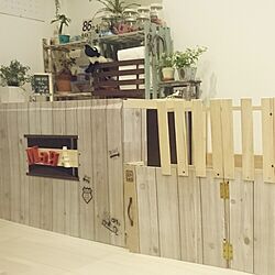 部屋全体/ペット/植物/犬小屋DIY/100均のインテリア実例 - 2015-12-20 12:08:30