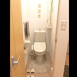 バス/トイレ/トイレインテリア/無印良品/トイレットペーパーホルダー/トイレマット...などのインテリア実例 - 2017-05-30 17:38:35