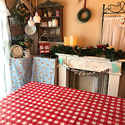 クリスマス/マントルピース/キャンドゥ/100均/仕事部屋...などのインテリア実例 - 2018-12-18 13:36:21