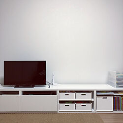ニトリ/Nインボックス/おもちゃ収納/IKEAテレビ台/リビングのインテリア実例 - 2020-03-13 21:43:55