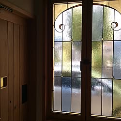 玄関/入り口/ステンドグラス照明/アンティークのインテリア実例 - 2016-03-16 12:05:30