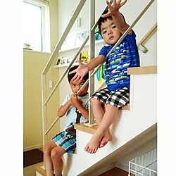 リビング/リビング階段/子供と暮らす/IKEA/シンプルのインテリア実例 - 2016-07-03 23:11:25