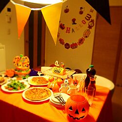 ハロウィン/テーブルコーデ/オレンジ/Dinner/dinner　time...などのインテリア実例 - 2016-11-10 22:12:23