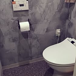 バス/トイレ/漆喰自分で塗った/アンティーク/トイレットペーパーホルダーのインテリア実例 - 2014-02-12 13:41:34