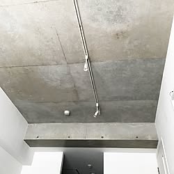 壁/天井/新居/1LDK 1人暮らし/コンクリート打ちっ放し/デザイナーズマンション...などのインテリア実例 - 2017-01-11 14:48:07