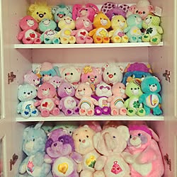 棚/CareBears/toys/ぬいぐるみ/ケアベア...などのインテリア実例 - 2015-02-22 13:07:32