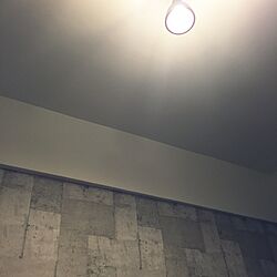 壁/天井/コンクリート風壁紙/照明のインテリア実例 - 2015-11-07 13:33:51