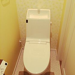 バス/トイレ/トイレの壁のインテリア実例 - 2016-04-02 06:43:27