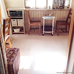 ベッド周り/和室を洋室にリメイク/DIY/DIYで作ったお部屋/ウッドカーペット...などのインテリア実例 - 2014-11-15 13:57:51
