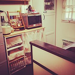 キッチン/DIY/賃貸/IKEA/カラーボックスリメイク...などのインテリア実例 - 2015-01-26 23:23:05