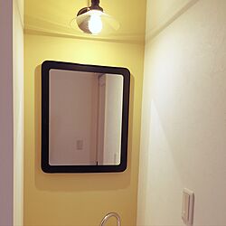 玄関/入り口/リリカラ壁紙/リクシル洗面化粧台エスタ/IKEA/照明のインテリア実例 - 2017-04-13 16:00:55